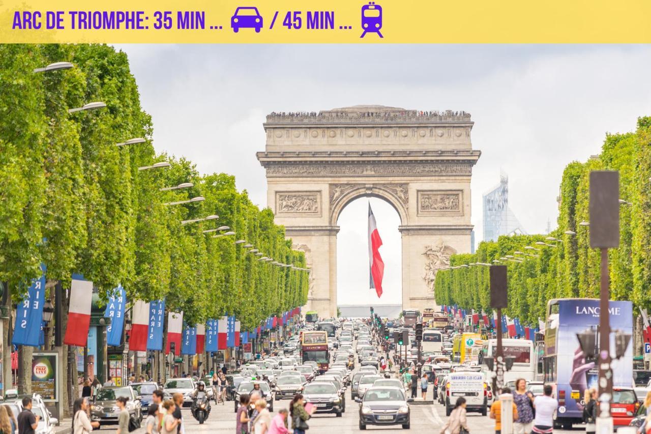 Qhome 1 - Studio Entre Paris Et Disney Villiers-sur-Marne Luaran gambar